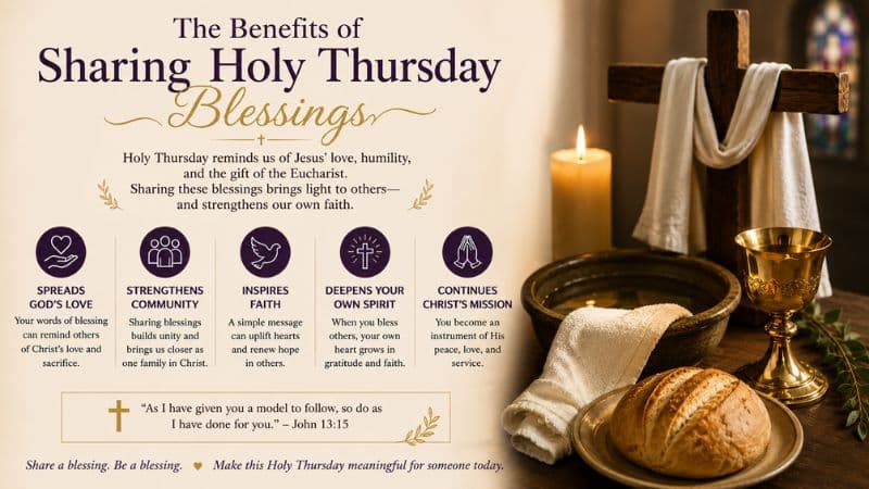 The Benefits of Sharing Holy Thursday Blessings
