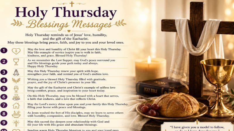 Holy Thursday Blessings Messages