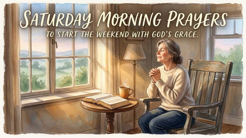 Saturday Morning Prayers to Start the Weekend with God's Grace