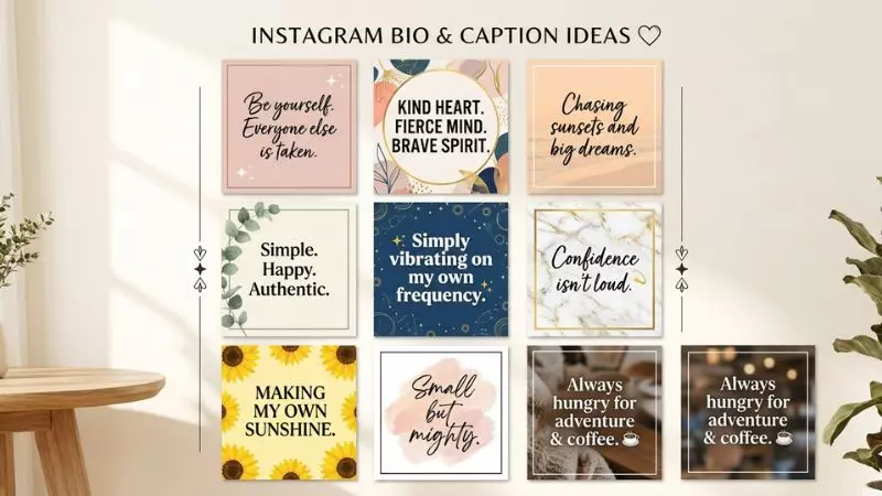 Short Personality Quotes for Instagram Captions and Bios