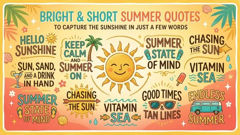 Short Summer Quotes to Capture Sunshine in Just a Few Words