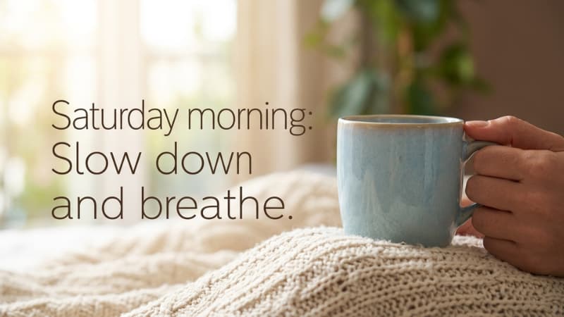 Sweet and Short Saturday Morning Messages to Share on Social Media