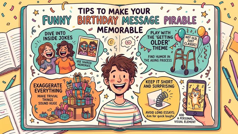 Tips to Make Your Funny Birthday Message Memorable