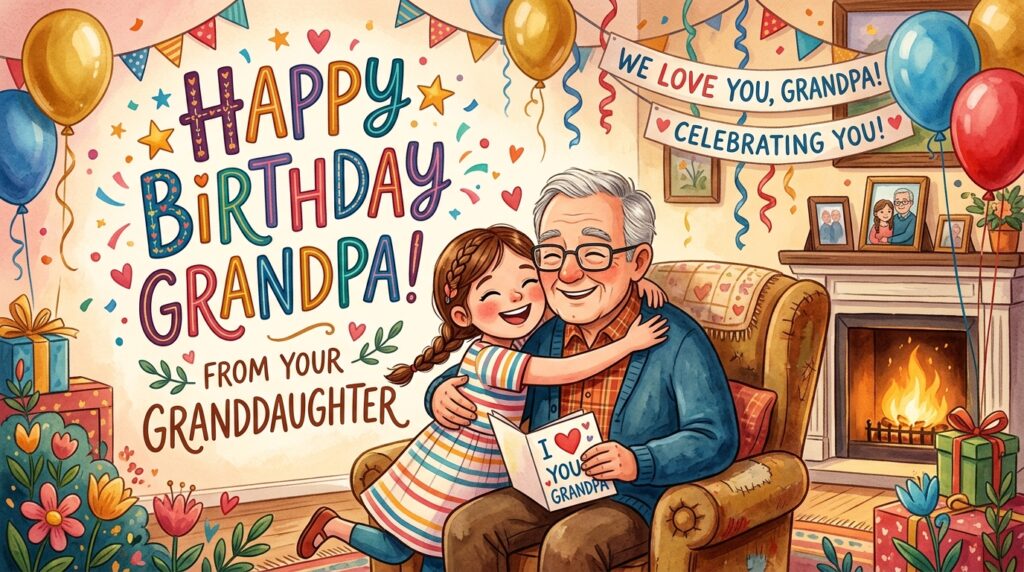 From a Granddaughter's Heart: happy birthday grandpa from granddaughter