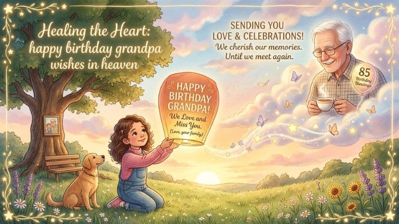 Healing the Heart: happy birthday grandpa wishes in heaven