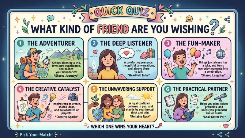 Quick Quiz: What Kind of Friend Are You Wishing?