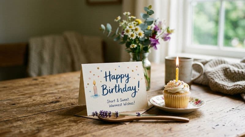 Short and Sweet: Simple Birthday Wishes