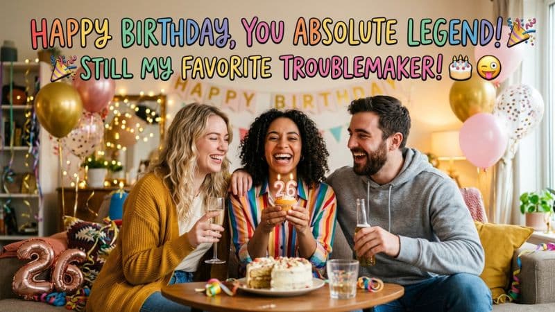 Top Short Funny Birthday Wishes for Friend