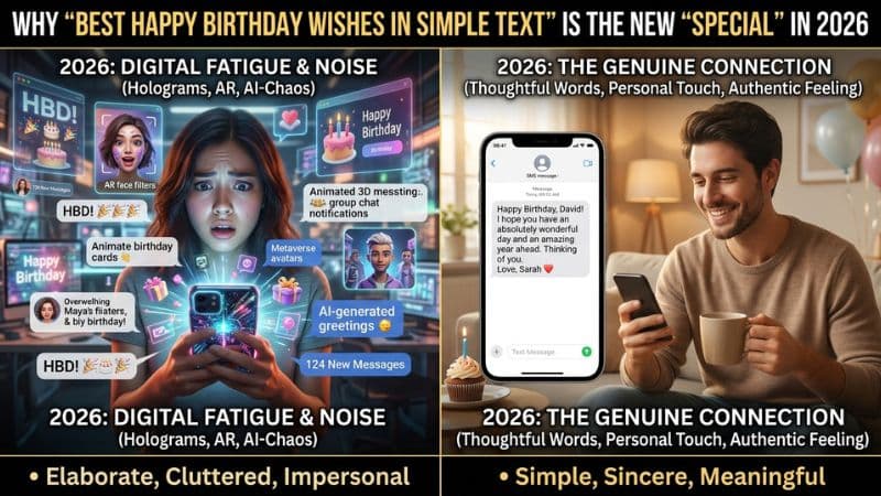 Why " Best Happy Birthday Wishes in Simple text " is the New "Special" in 2026