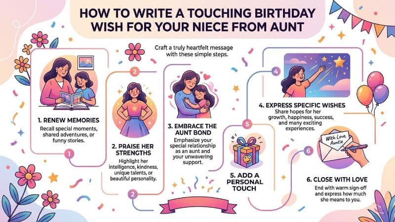 How to Write Your Own Touching Birthday Wishes for Niece from Aunt