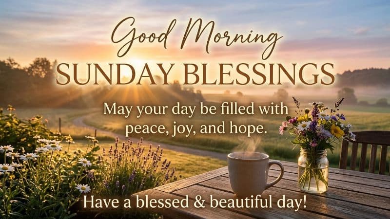 Inspirational Good Morning Sunday Blessings