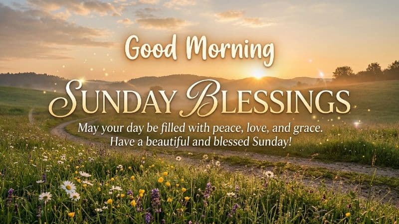 Inspirational Good Morning Sunday Blessings