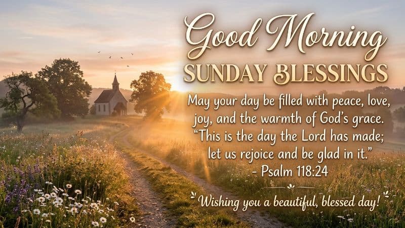 Inspirational Good Morning Sunday Blessings Images and Quotes
