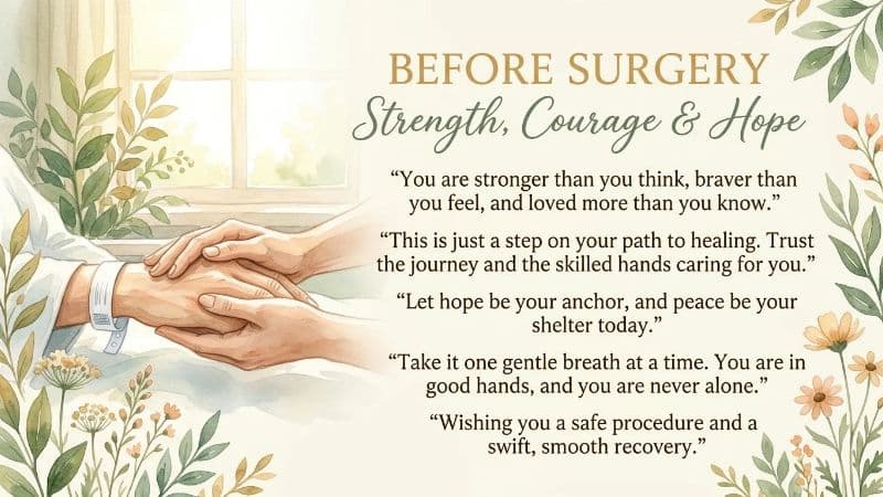 Inspiring Before Surgery Quotes for Strength and Hope