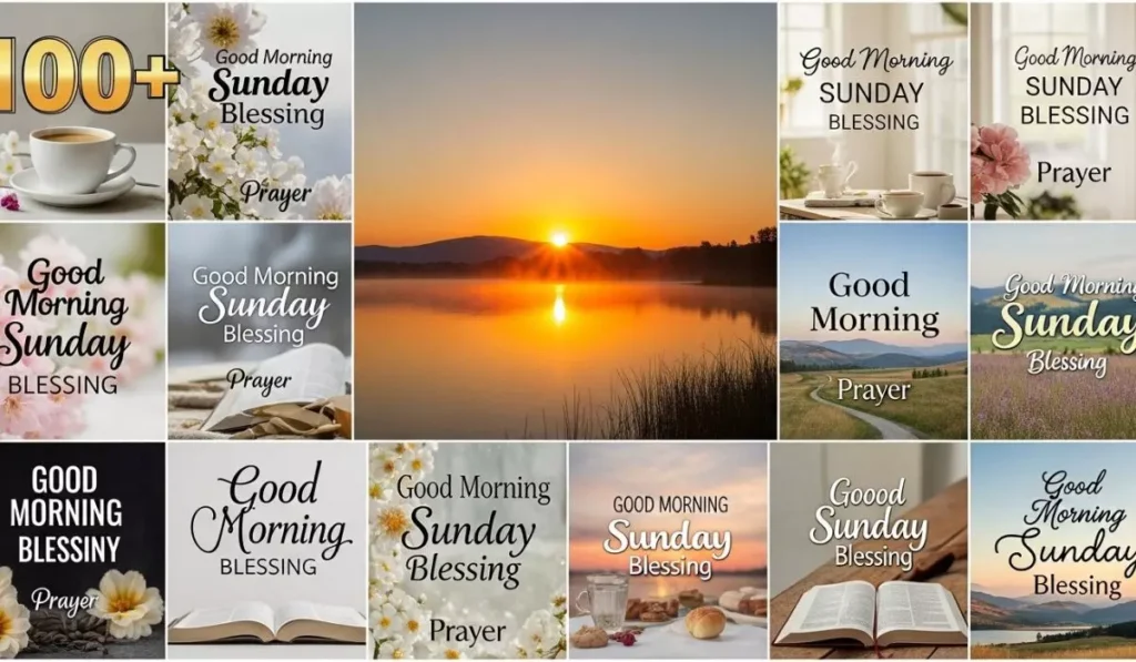 100+ Good Morning Sunday Blessings and Prayers with Images