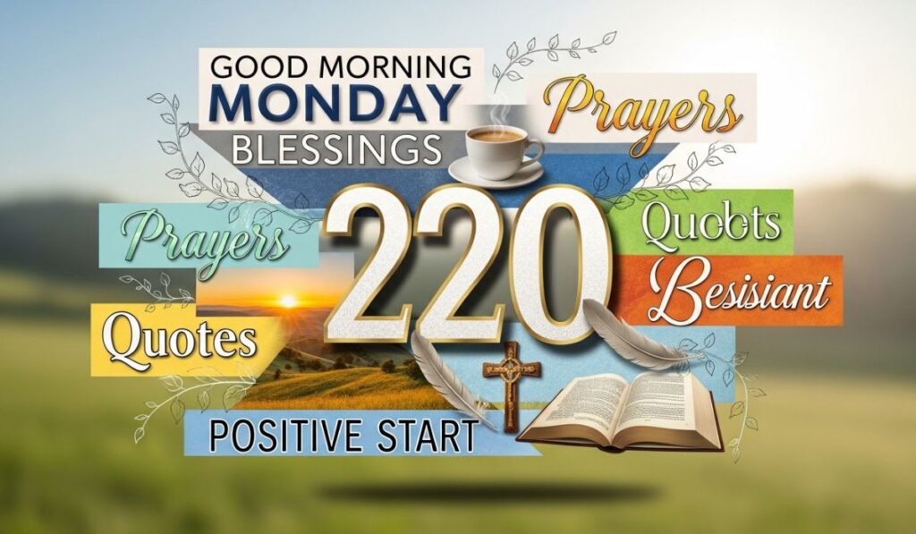 220 + Good Morning Monday Blessings, Prayers, Quotes & Images for a Positive Start