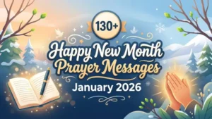 130+ Happy New Month Prayer Messages for January 2026