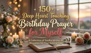 150 +Deep Heart Touching Birthday Prayer for Myself