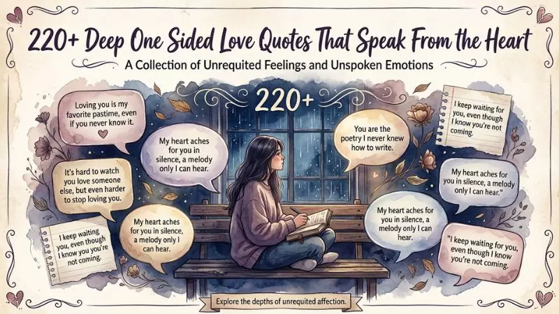 220+ Deep One Sided Love Quotes That Speak From the Heart