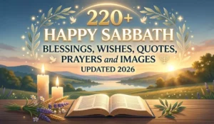 220+ Happy Sabbath Blessings, Wishes, Quotes, Prayers and Images (Updated 2026)