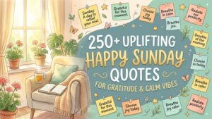 250+ Uplifting Happy Sunday Quotes for Gratitude & Calm Vibes