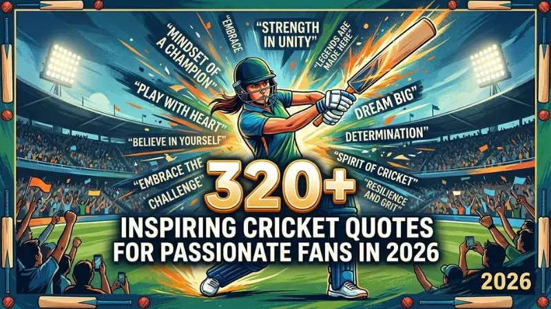320+ Inspiring Cricket Quotes for Passionate Fans in 2026