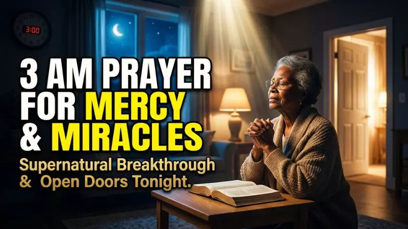3am Prayer for Mercy and Miracles | Supernatural Breakthrough and Open Doors of Blessings Tonight