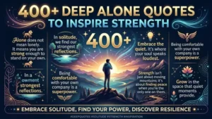 400+ Deep Alone Quotes to Inspire Strength