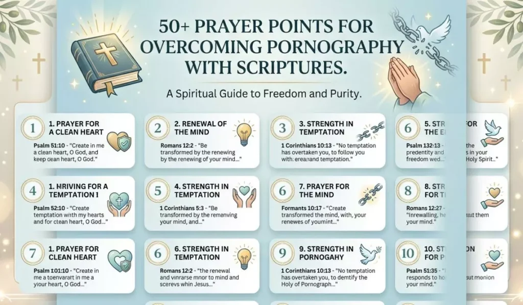 50+ Pornography Prayer Points With Scriptures