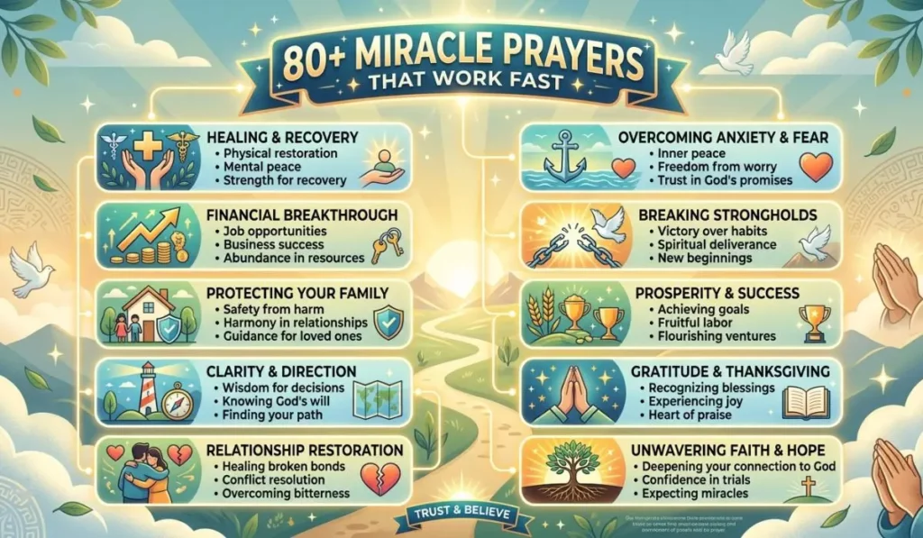 80+ Miracle Prayers That Work Fast