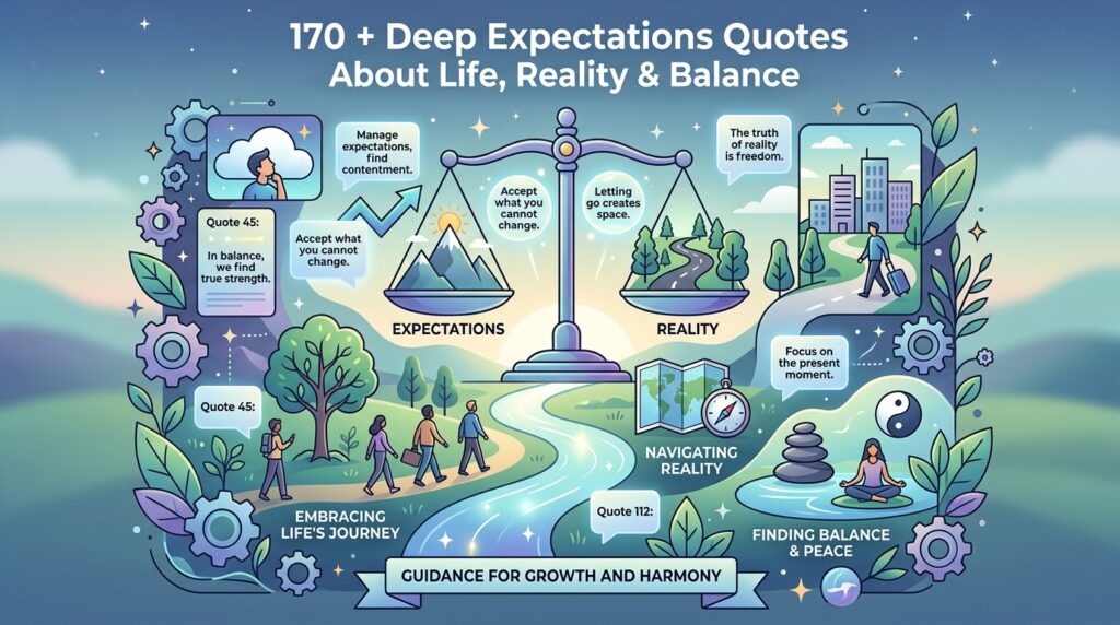 170+ Deep Expectations Quotes About Life, Reality & Balance