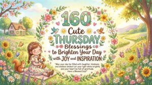 160+ Cute Thursday Blessings to Brighten Your Day with Joy and Inspiration