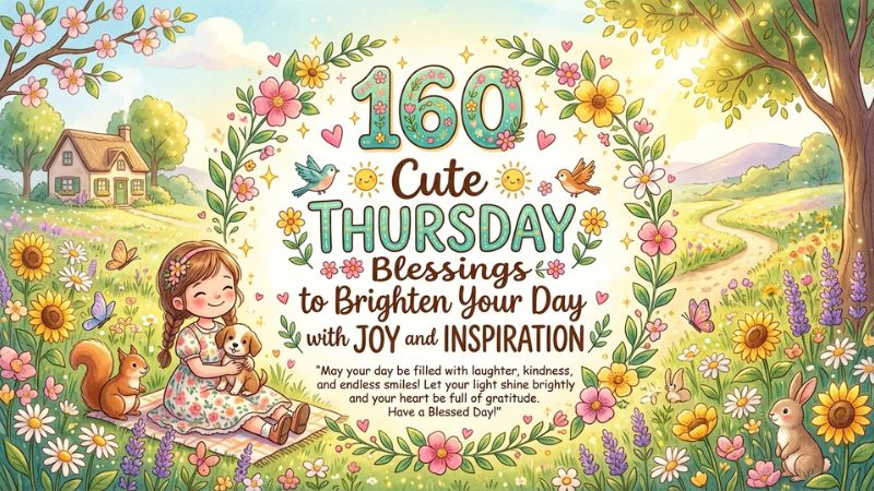 160+ Cute Thursday Blessings to Brighten Your Day with Joy and Inspiration