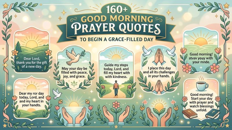 160+ Good Morning Prayer Quotes To Begin A Grace Day