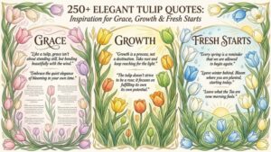 250 + Elegant Tulip Quotes About Grace, Growth & Fresh Starts