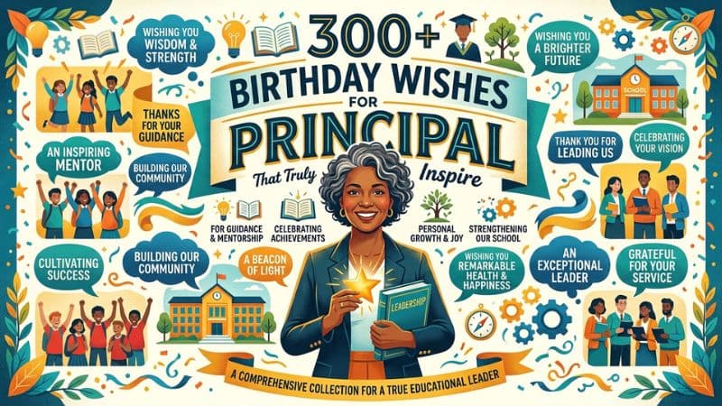 300 + Birthday Wishes for Principal That Truly Inspire