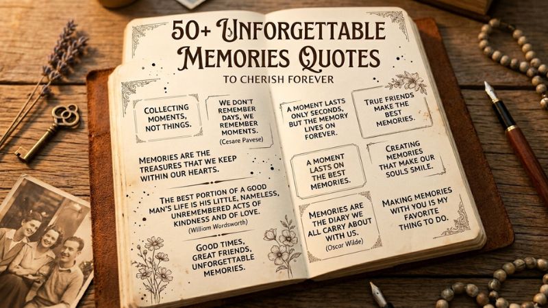 50+ Unforgettable Memories Quotes to Cherish Forever