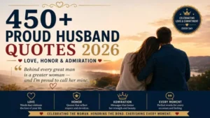 450+ Proud Husband Quotes 2026 – Love, Honor & Admiration