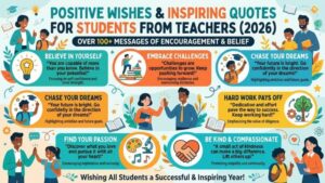 Positive And Best Wishes For Students From Teachers: 100+ Inspiring Quotes (2026)