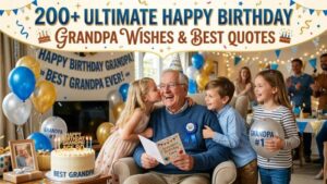 200+ Ultimate Happy Birthday Grandpa Wishes & Best Quotes
