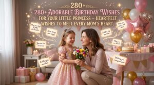 280+ Adorable Birthday Wishes for Your Little Princess – Heartfelt Wishes to Melt Every Mom's Heart