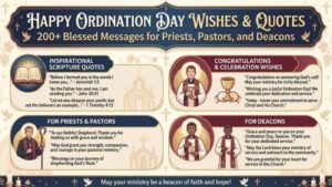 Happy Ordination Day Wishes &  Quotes: 200+ Blessed Messages for Priests, Pastors and Deacons