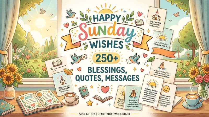 Happy Sunday Wishes: 250+ Blessings, Quotes, Messages