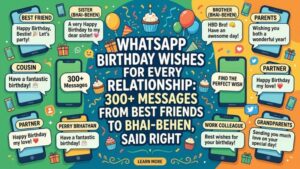 WhatsApp Birthday Wishes for Every Relationship: 300+ Messages From Best Friends to Bhai-Behen, Said Right