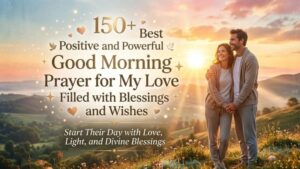 150+ Best Positive and Powerful Good Morning Prayer for My Love Filled with Blessings and Wishes