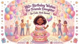 180+ Birthday Wishes For Friends Daughter So Cute And Sweet