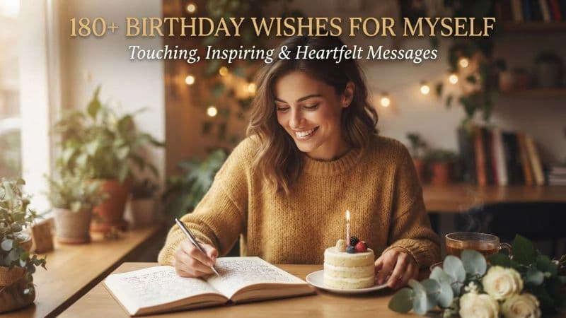 180+ Birthday Wishes for Myself — Touching, Inspiring & Heartfelt Messages