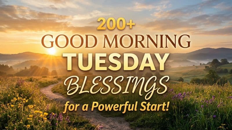 200 + Good Morning Tuesday Blessings for a Powerful Start!