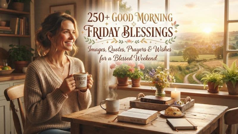 250+ Good Morning Friday Blessings, Images, Quotes, Prayers & Wishes for a Blessed Weekend