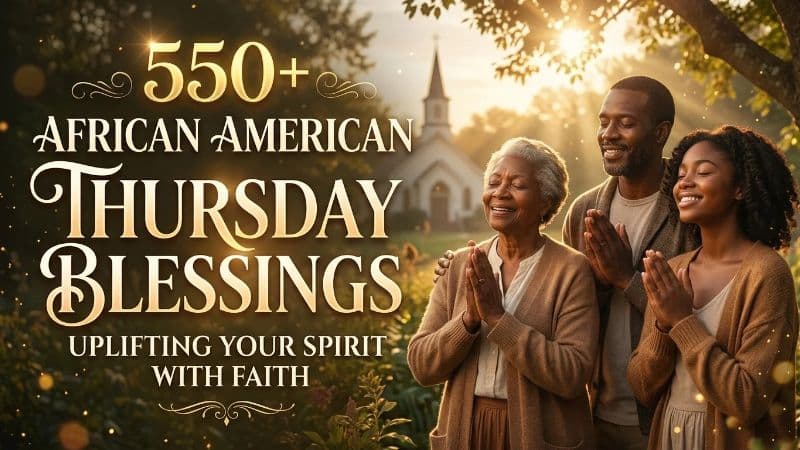 550+ African American Thursday Blessings: Uplifting Your Spirit with Faith